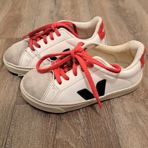 Kids Veja Esplar Leather Sneakers
